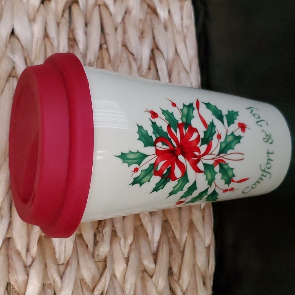 LENOX COMFORT & JOY TRAVEL CERAMIC TUMBLER